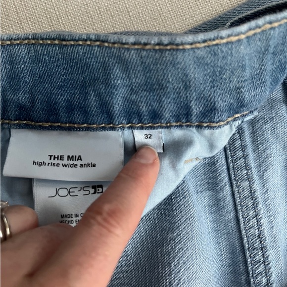 Joe’s The Mia High Rise Wide Leg Ankle Jean- lightweight denim | Admiration | 32 - Picture 12 of 17